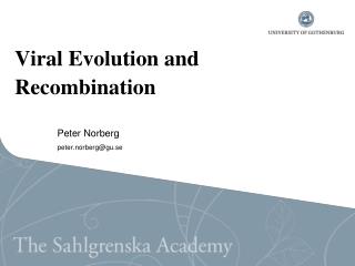Viral Evolution and Recombination