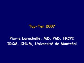 top ten 2007