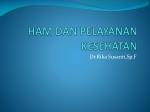 HAM DAN PELAYANAN KESEHATAN - slide 1