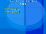 Open Shortest Path First OSPF - slide 1