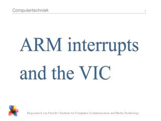 ARM interrupts and the VIC