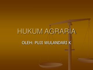 hukum agraria