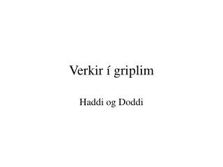 verkir griplim