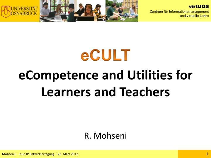 ecompetence and utilities for learners and teachers