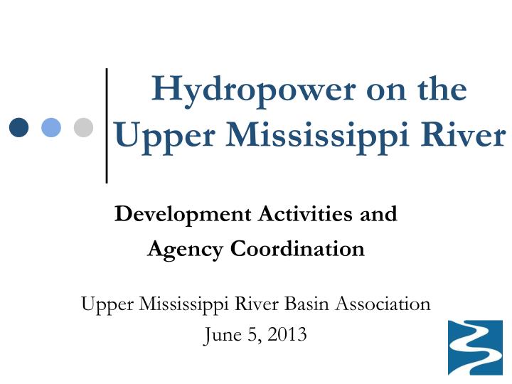 hydropower on the upper mississippi river