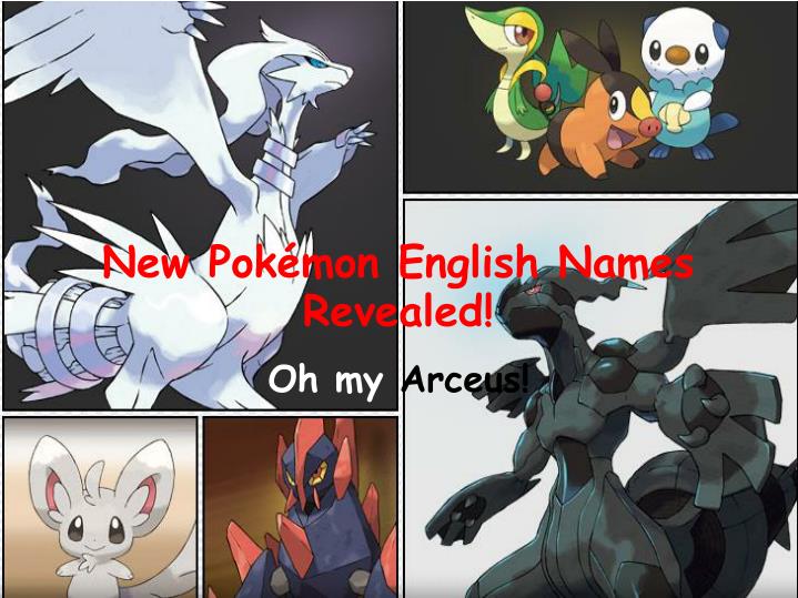 new pok mon english names revealed