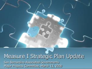 Measure I Strategic Plan Update