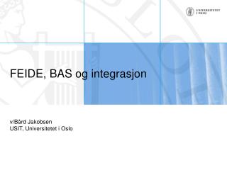 v b rd jakobsen usit universitetet i oslo