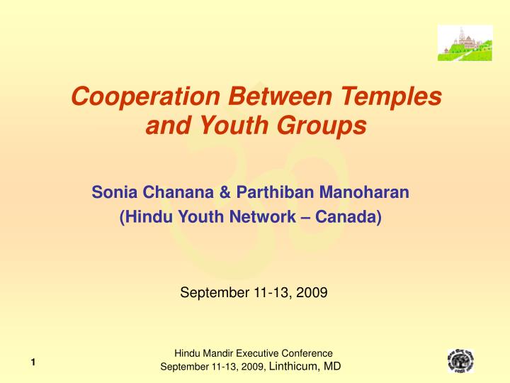 cooperation between temples and youth groups