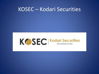 Kosec Kodari Securities