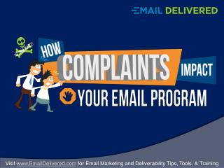 How Complaints Impact your Email Reputation