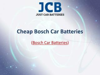 Bosch Car Batteries