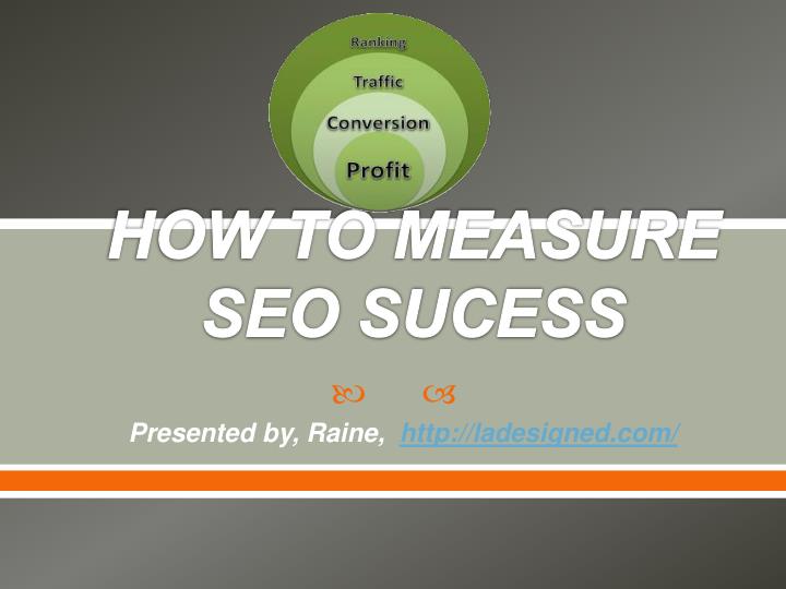 how to measure seo sucess