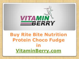 Buy Rite Bite Nutrition Protein Choco Fudge in Vitaminberry