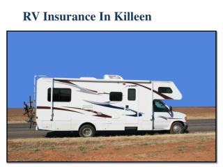 RV Insurance in Killeen
