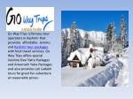 Jammu Kashmir tour packages - slide 1