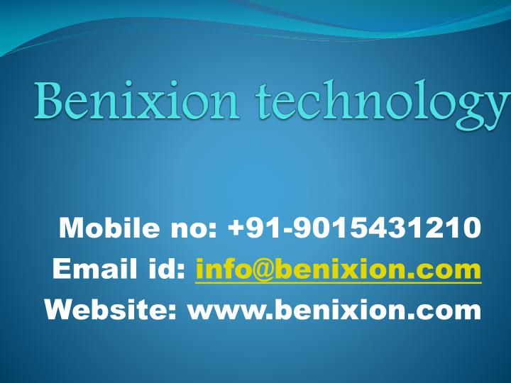 benixion technology