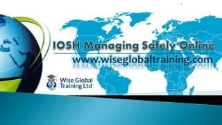 IOSH Managing Safely Online