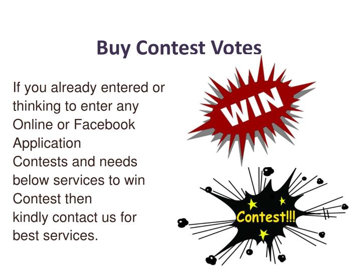 buy contest votes