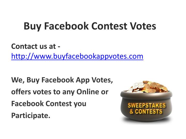buy facebook contest votes
