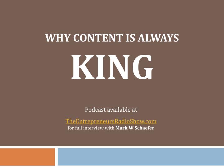 why content is always king