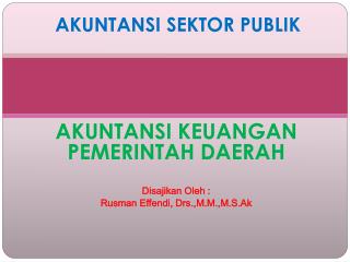 PPT - SIKLUS AKUNTANSI SEKTOR PUBLIK PowerPoint Presentation, Free ...