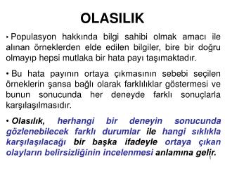 olasilik