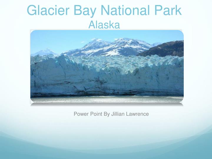 glacier bay national park alaska