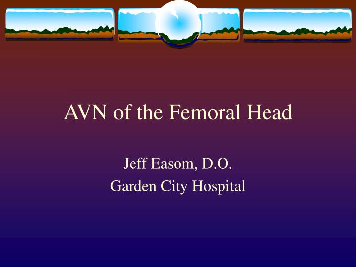 avn of the femoral head
