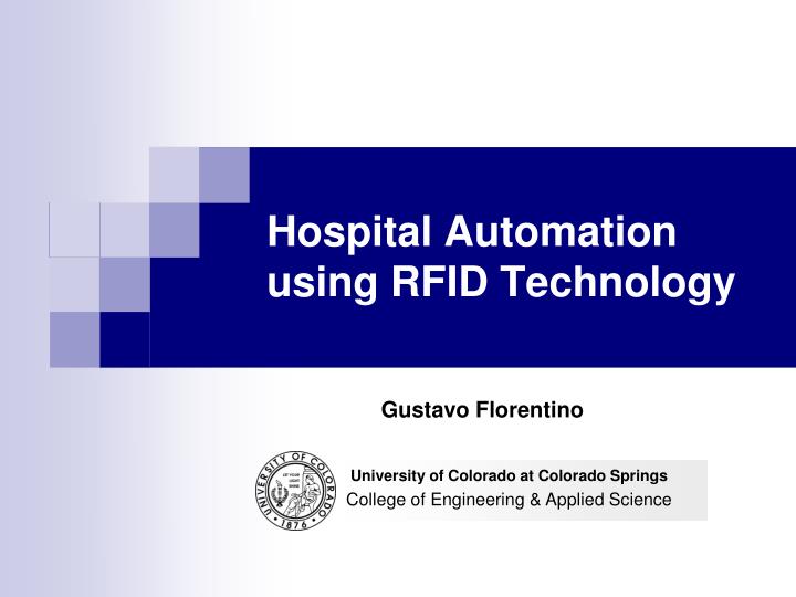 hospital automation using rfid technology