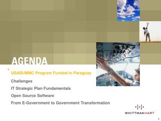 USAID/MMC Program Funded in Paraguay Challenges IT Strategic Plan Fundamentals
