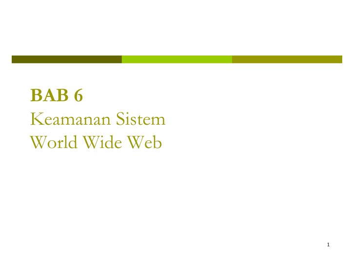 bab 6 keamanan sistem world wide web