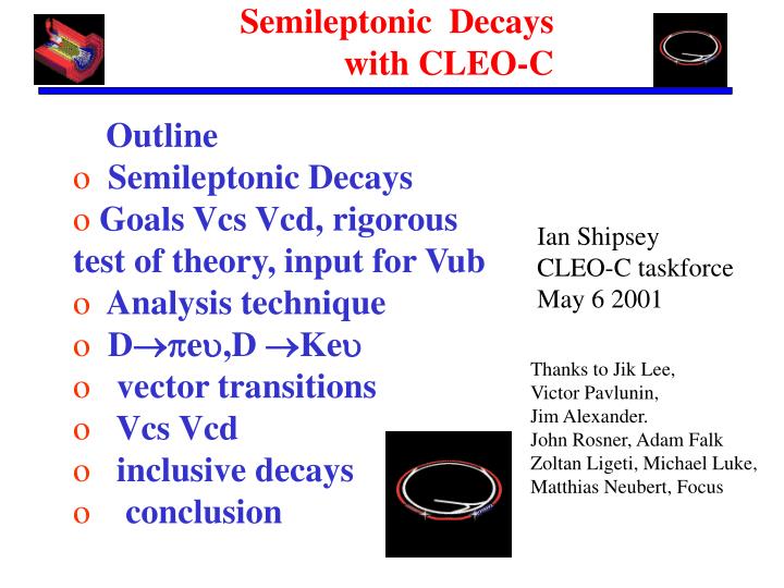 semileptonic decays with cleo c