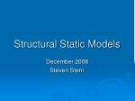 Structural Static Models