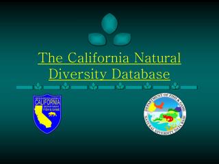 The California Natural Diversity Database