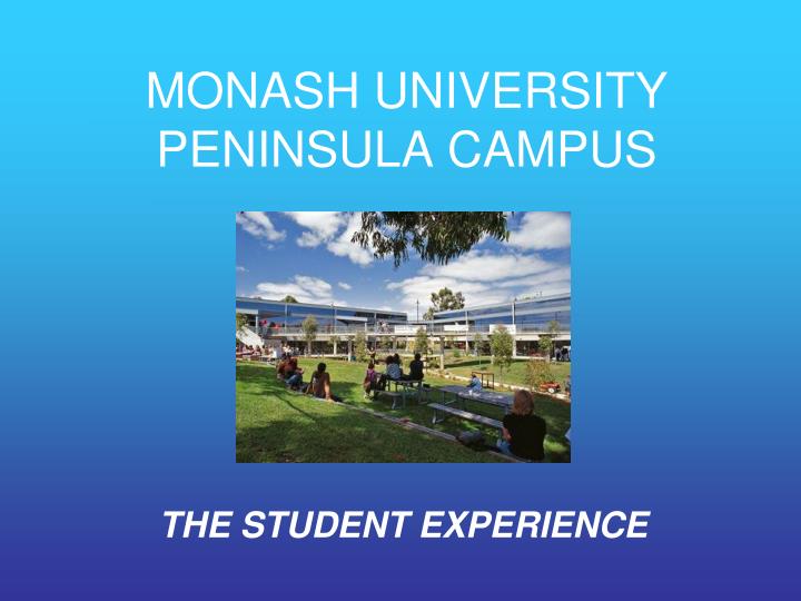 monash university peninsula campus