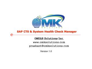 OMKAR Solutions Inc. omksolutions prashant@omksolutions