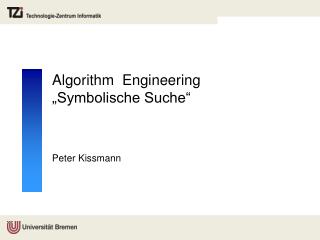 algorithm engineering symbolische suche