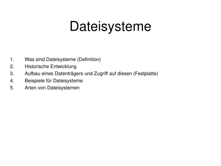 dateisysteme