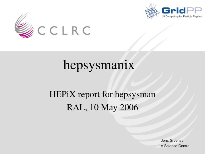 hepsysmanix