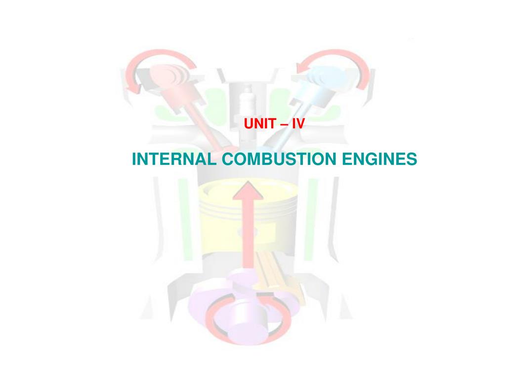 PPT - UNIT – IV INTERNAL COMBUSTION ENGINES PowerPoint Presentation ...