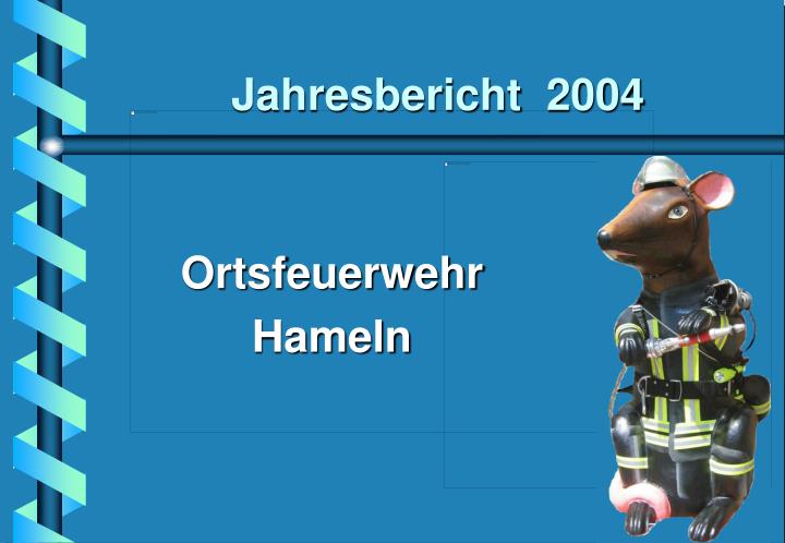 jahresbericht 2004