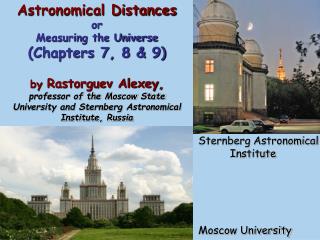 Sternberg Astronomical Institute Moscow University