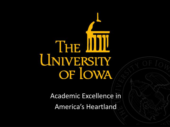 academic excellence in america s heartland