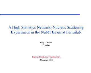 a high statistics neutrino nucleus scattering experiment in the numi beam at fermilab