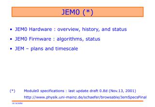 JEM0 (*)