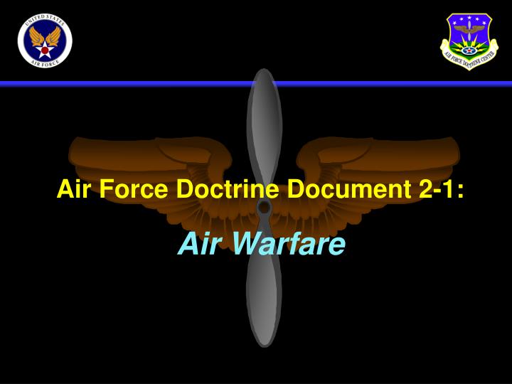 air force doctrine document 2 1 air warfare