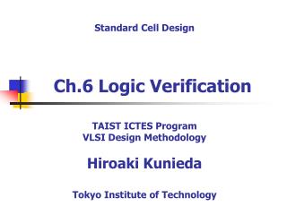 Ch.6 Logic Verification