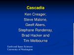 Cascadia - slide 1
