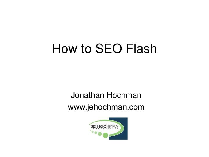 how to seo flash